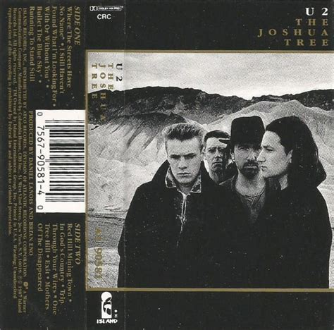 U2 The Joshua Tree 1987 Cassette Discogs