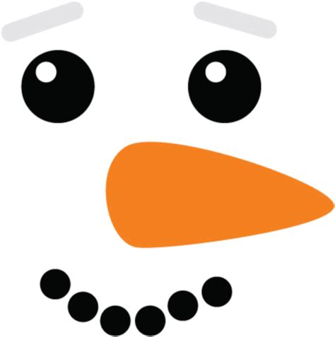 download snowman face clip art snowman carrot nose clipartkey