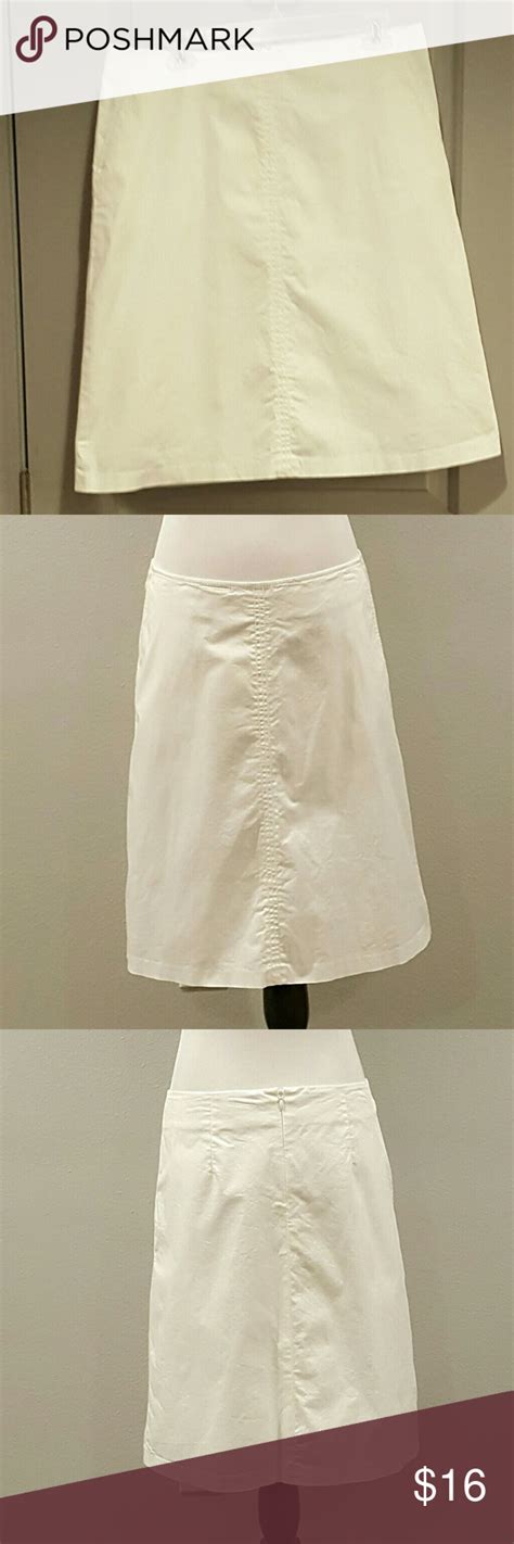 banana republic white skirt size 10 white cotton skirt white skirts clothes design