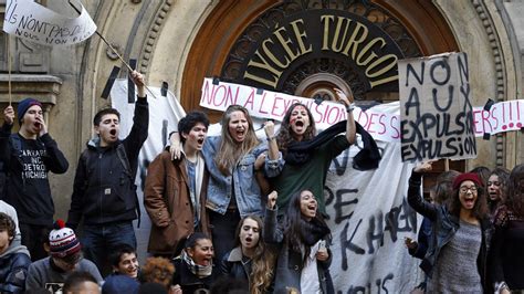 massive protests in france over deportation of kosovar schoolgirl