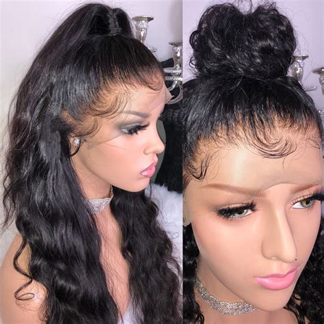 Buy Hd Transparent Full Lace Wig With Baby Hair Body