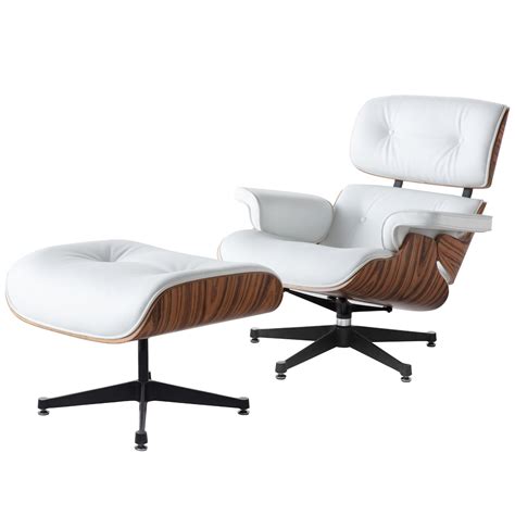 Eames Lounge Chair Ottoman Wit Retro Living Furniture