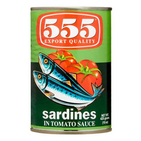 555 Sardines In Tomato Sauce 15 Oz