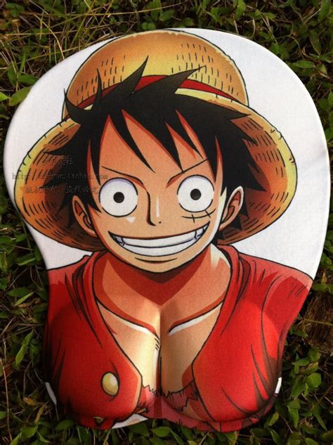 One Piece After 2 Years Monkey D Luffy Chest Muscle 3d Anime Mouse Pad