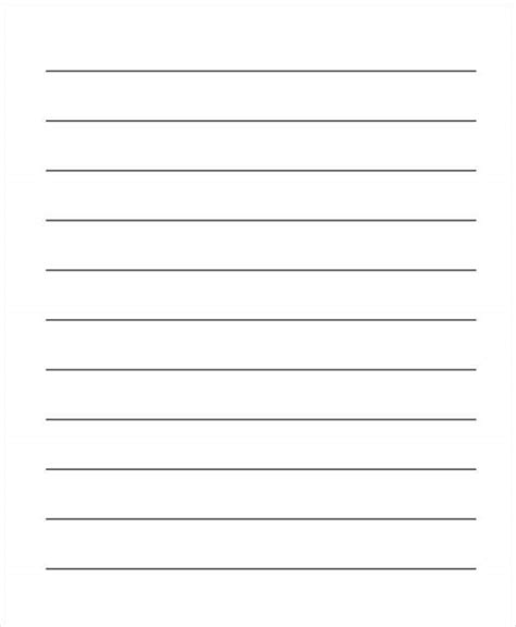 Free Printable Wide Lined Paper