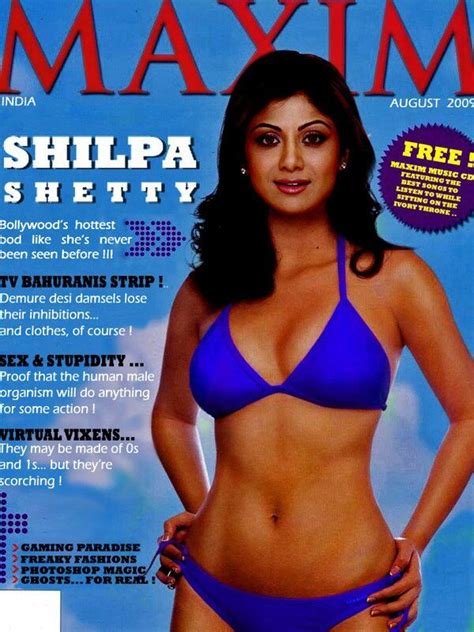 Shilpa Shetty Like Never Before On The Maxim India Cover Back In The Day In Aug2005