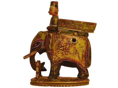Elephant Chess Rook Rajasthan Circa 1840 Antique Chess Sets