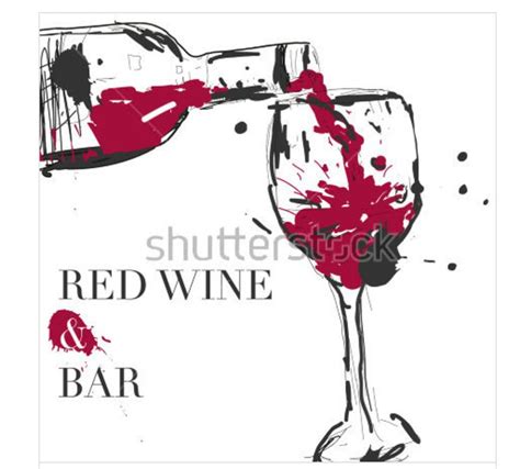 Illustrations Illustration Vector Illustration Red Wine