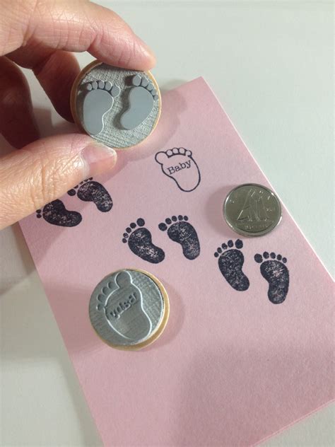 Baby Feet Stamp Set O011 By Etchythings On Etsy