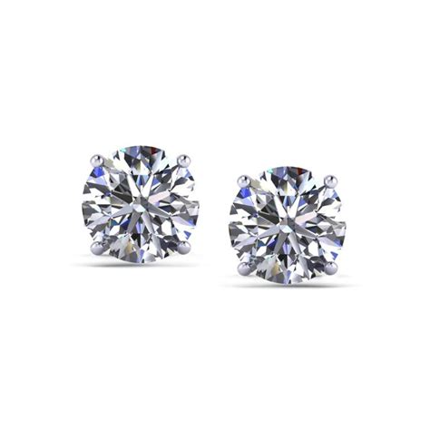 2 Carat Diamond Stud Earrings Jewelry Designs