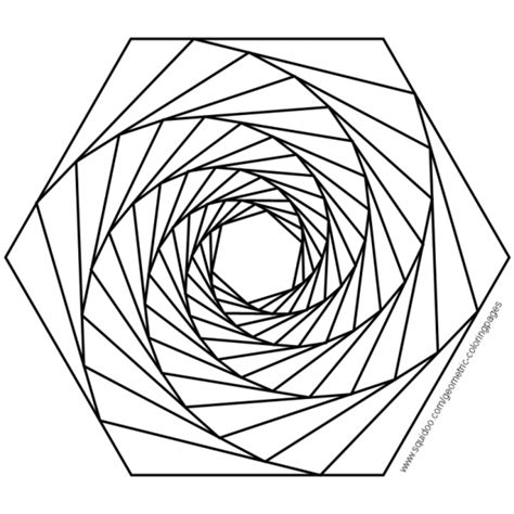 Geometric Coloring Pages | hubpages