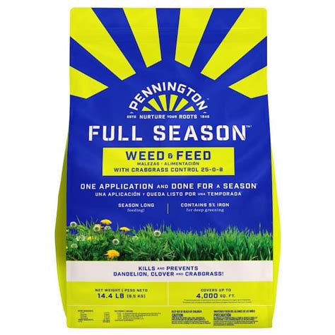 Pennington 144 Lbs 4000 Sq Ft Full Season Weed And Feed Lawn