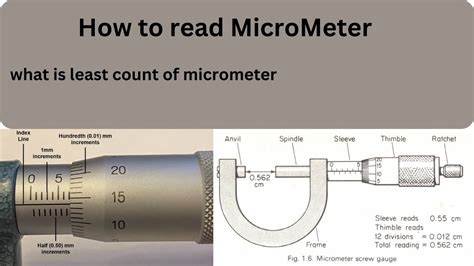 Micrometer Screw Gauge How To Read Micrometer Youtube