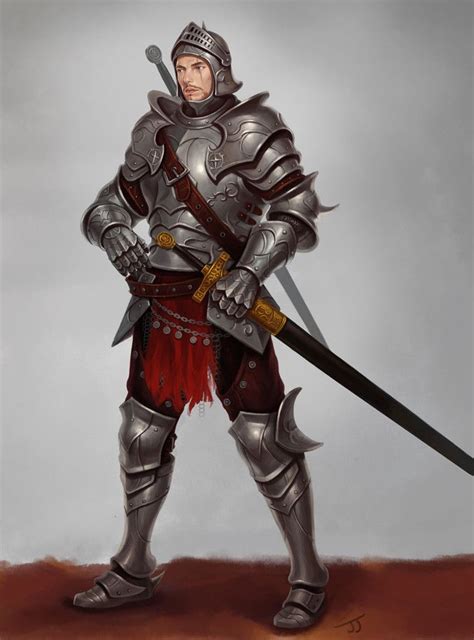 Knight Jang Jongyeol Medieval Fantasy Characters Character