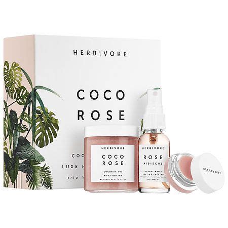 Coco Rose Luxe Hydration Trio Herbivore Sephora Bath Gift Set Bath And Body Gift Sets