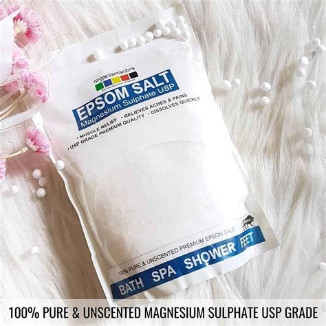 Epsom Salt Magnesium Sulphate For Relaxation And Pain Relief