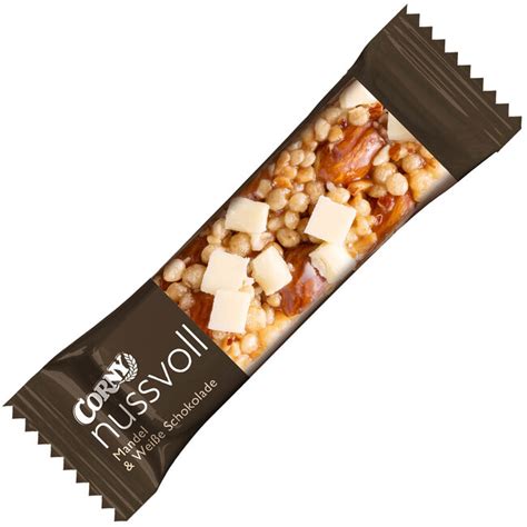 Corny Mueslirepen Nussvoll Almonds And White Chocolate 4x24g Duitse