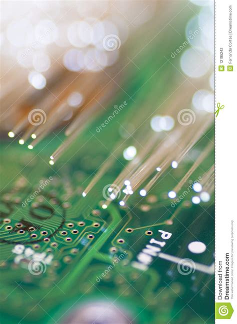 Optical Fiber Picture Stock Photo Image Of Abstract