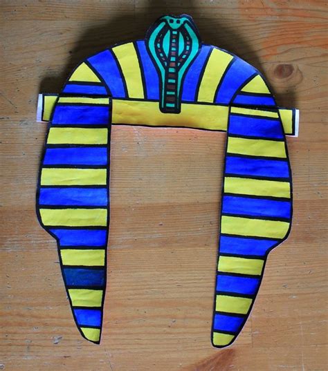 Pharaohs Head Dress This Craft Can Be Done For Different Bible Stories