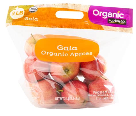 Organic Gala Apples 3 Lb Bag