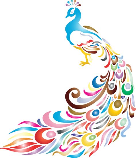 Cartoon peacock vector clip art illustration with simple - Clipartix | Peacock art, Peacock ...