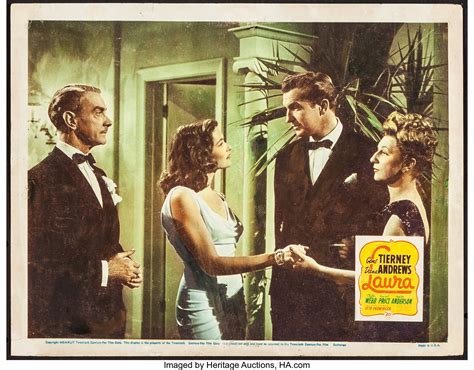 Laura 20th Century Fox 1944 Fine Lobby Card 11 X 14 Film