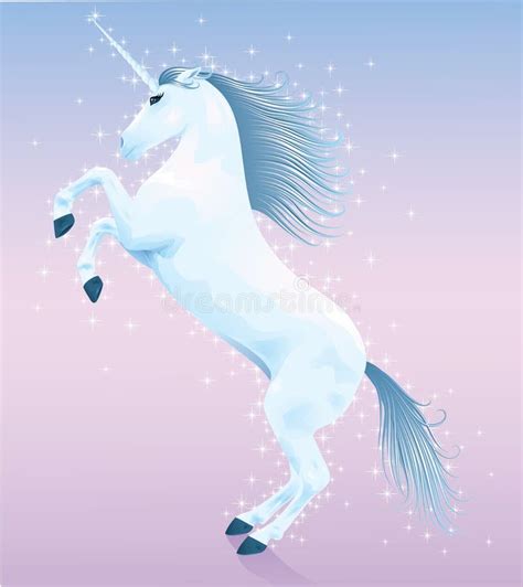 Unicornio Azul Ilustración Del Vector Ilustración De Enganche 11062831