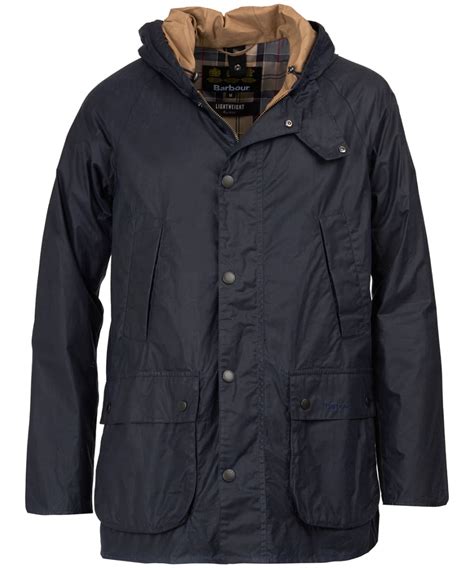 Mens Barbour Lightweight Hooded Bedale Waxed Jacket