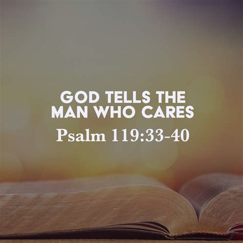 Psalm God Tells The Man Who Cares God Centered Life