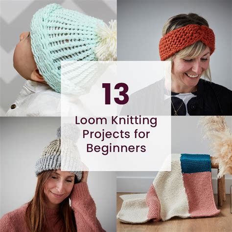 4 Loom Knitting Projects For Beginners Hobbycraft