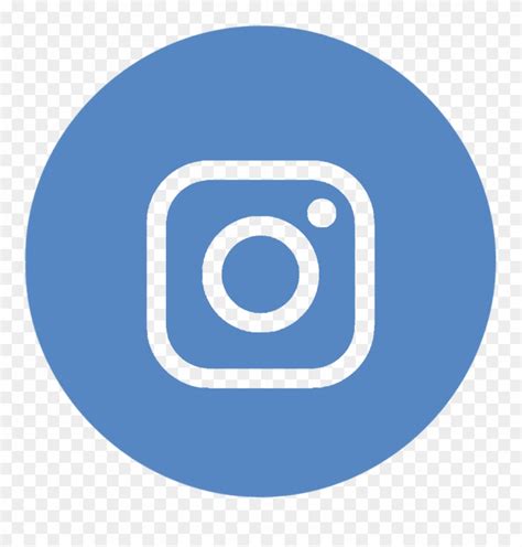 Instagram Icon Instagram Logo  Blue Clipart 738059 Pinclipart