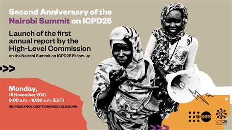 nairobi summit 2nd anniversary and launch of 1st report by high level commission on icpd25 follow