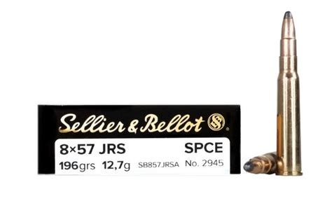 Sellier And Bellot 8mm Rimmed Mauser 8x57mm Jrs 196 Gr Semi Jacketed