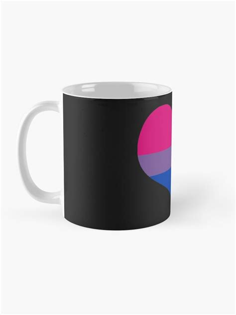 Bisexual Flag Heart Coffee Mug For Sale By Theindigowitch Redbubble
