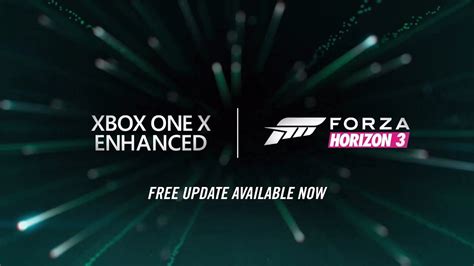 Forza Horizon 3 Xbox One X Enhanced Trailer Youtube