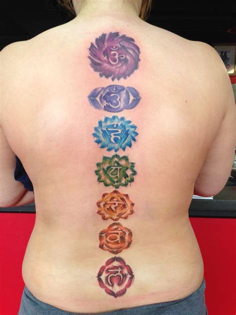 My Seven Yoga Chakras Wiccan Tattoos Chakra Tattoo Indian Tattoo