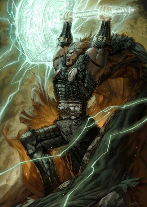 God of thunder marks thor's first standalone appearance in a video game and features the voices of chris. Thor, the God of Thunder by Noxypia on DeviantArt