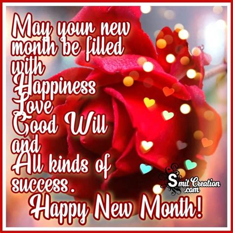 Happy New Month Wishes