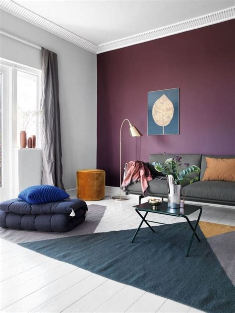 Awesome Purple Living Room Wall Color Ideas 193810