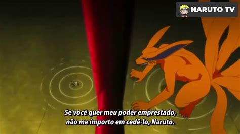 Naruto Se Transforma En Kurama Pela Primeira Vez Youtube