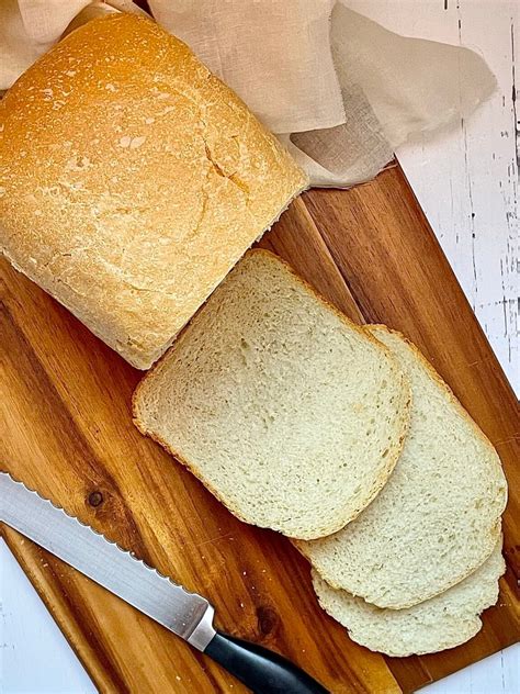 Soft Basic White Bread For The Bread Machine