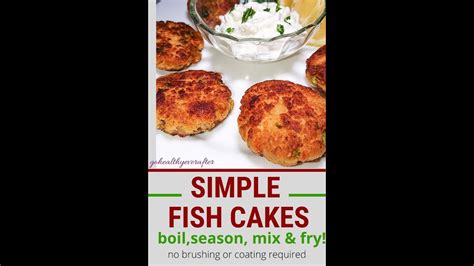 Simple Fish Cakes Youtube