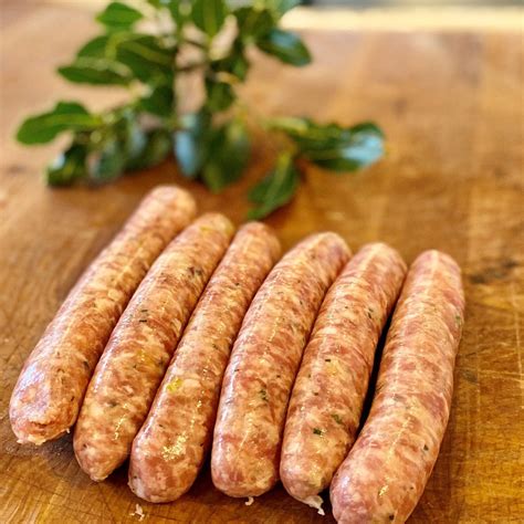 Pork Leek Red Onion And Chive Sausages Broom House Farm