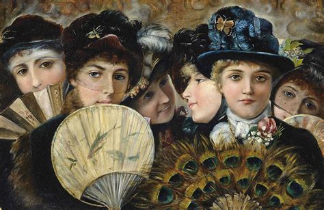 The Gossips Painting By Circle Of Anton Ebert Fine Art America