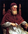 Portrait of Pope Julius II by Titian - Hand Painted Oil Painting ...