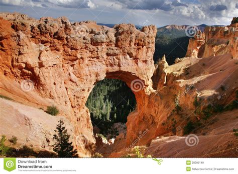 Natural Bridge In Bryce Canyon National Park Stock Image Image Of