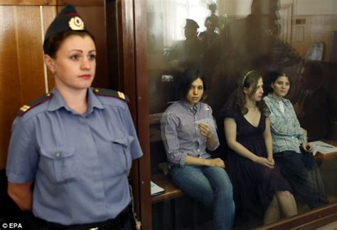 pussy riot jailed russian punk girls who dared to criticise putin are denied food and water for