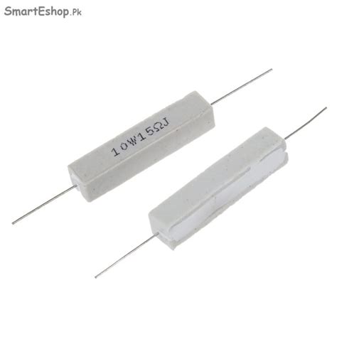 10 Watt 100 Ohm Wirewound Ceramic Cement Resistor Smart E Shop