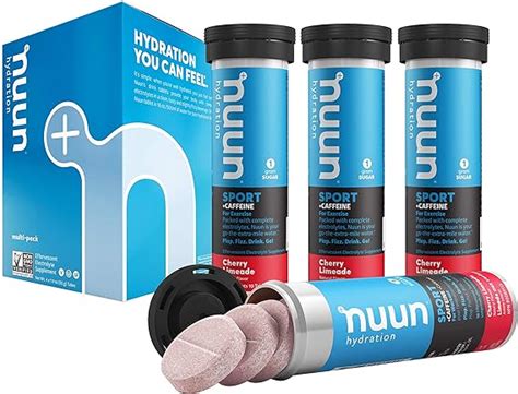 Nuun Sport Caffeine Electrolyte Tablets Effervescent Hydration