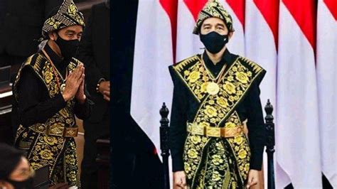 Deretan Baju Adat Yang Dipakai Jokowi Saat Pidato Kenegaraan Ada Baju